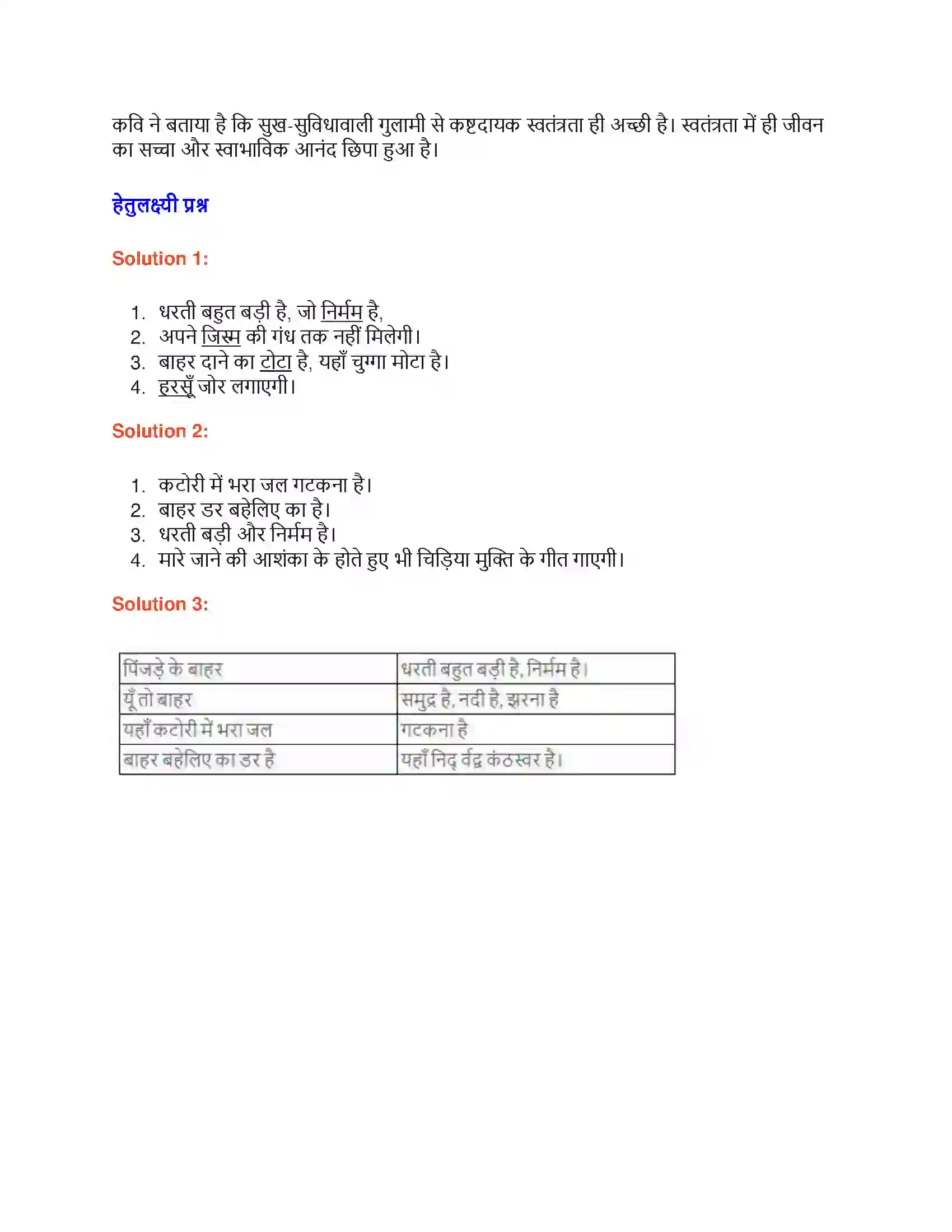 Maharashtra Board Class 9th लोकभारती मुक्ति की आकांक्षा Solution 2