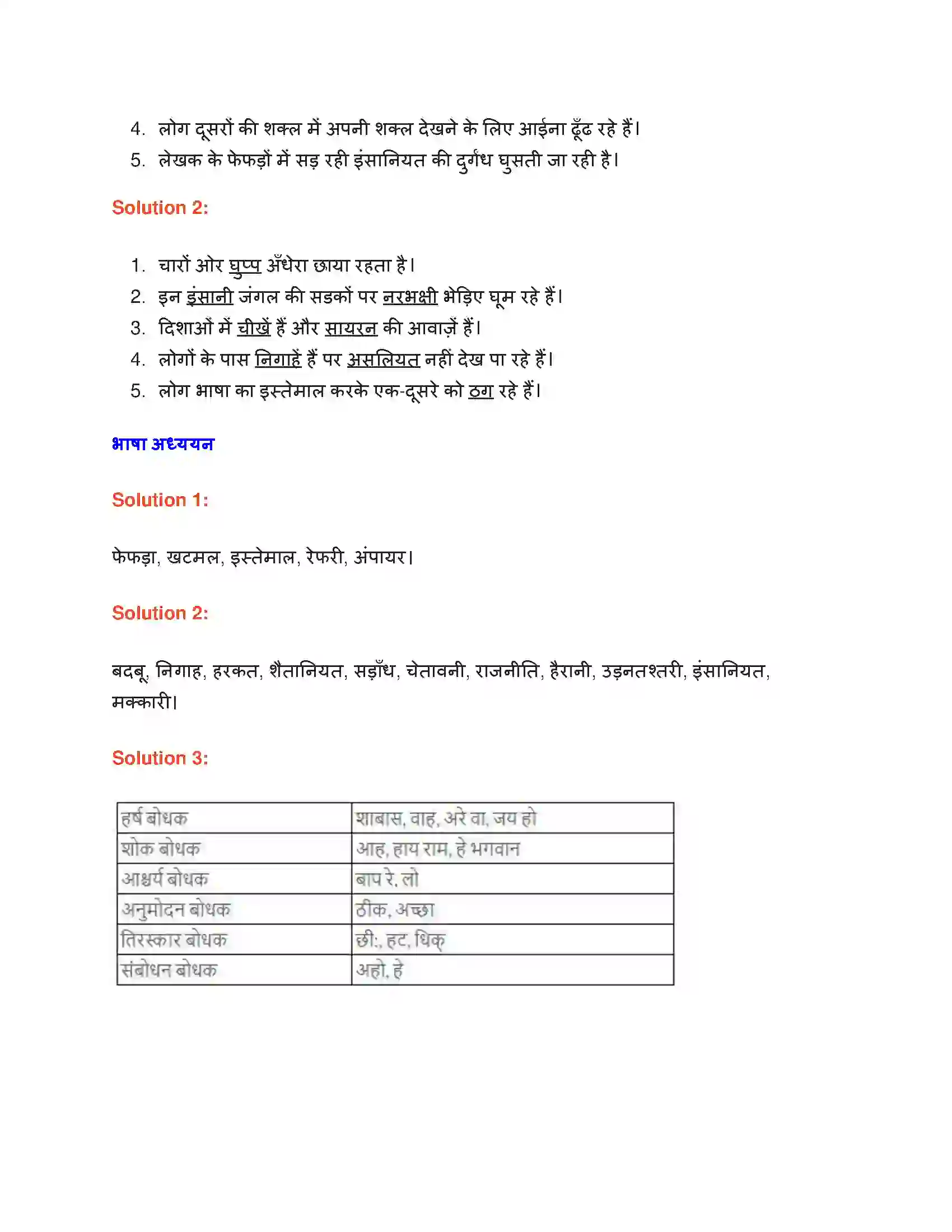 Maharashtra Board Class 9th लोकभारती हिला हुआ आदमी Solution 4