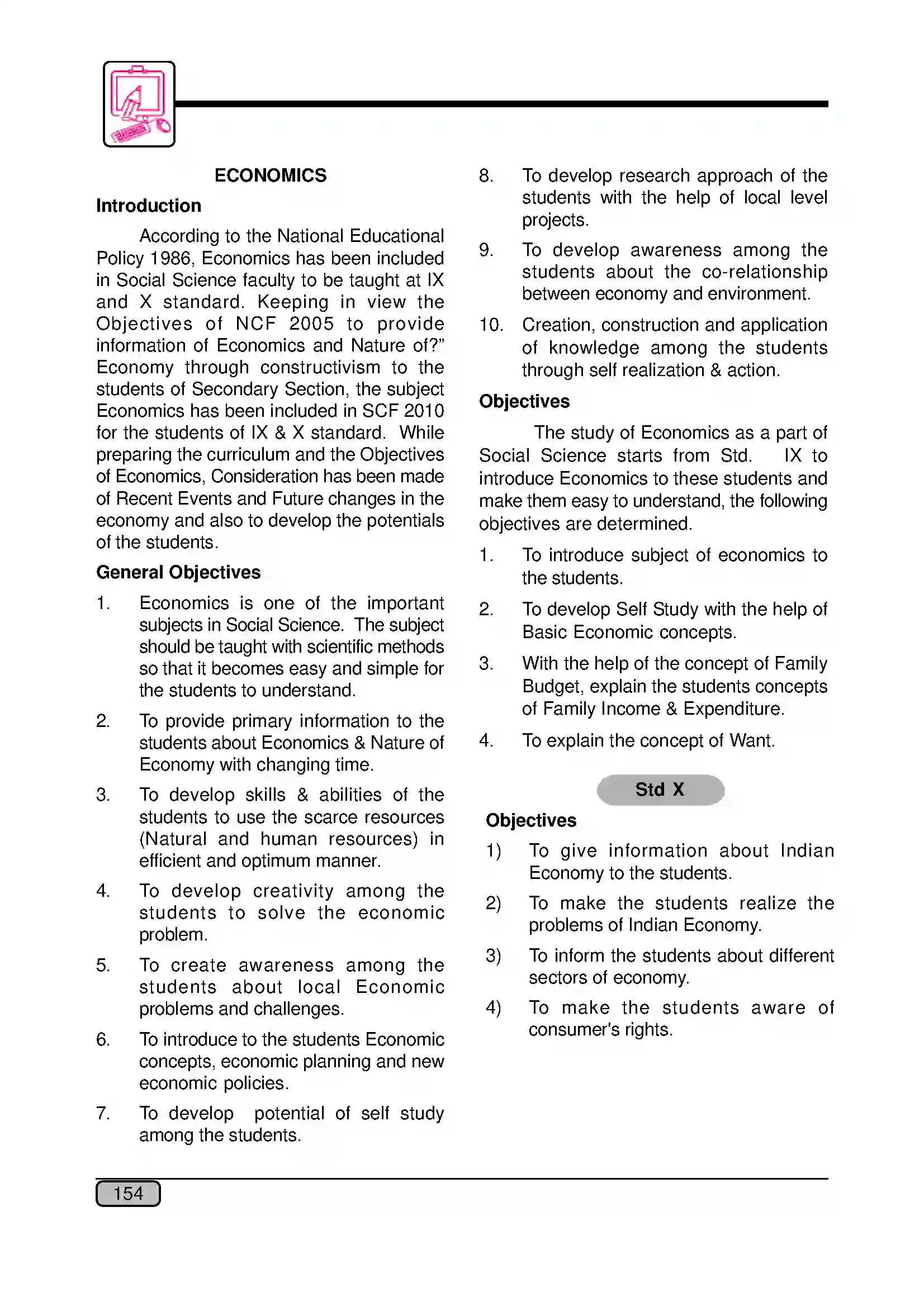 Maharashtra Board Class 10th 2025-26 Social Sciences-2 Syllabus 3