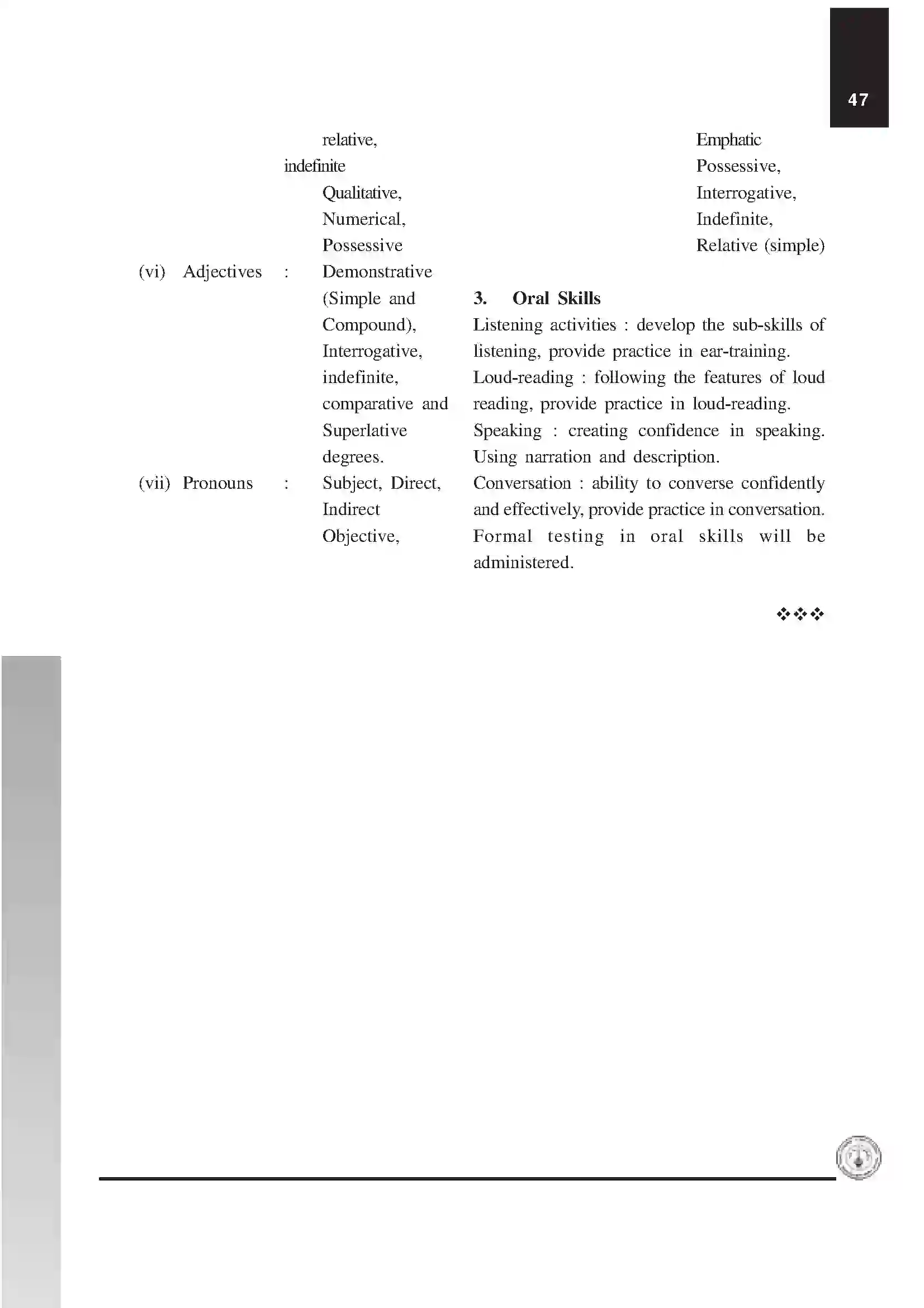 Maharashtra Board Class 12th 2020 French Syllabus 2