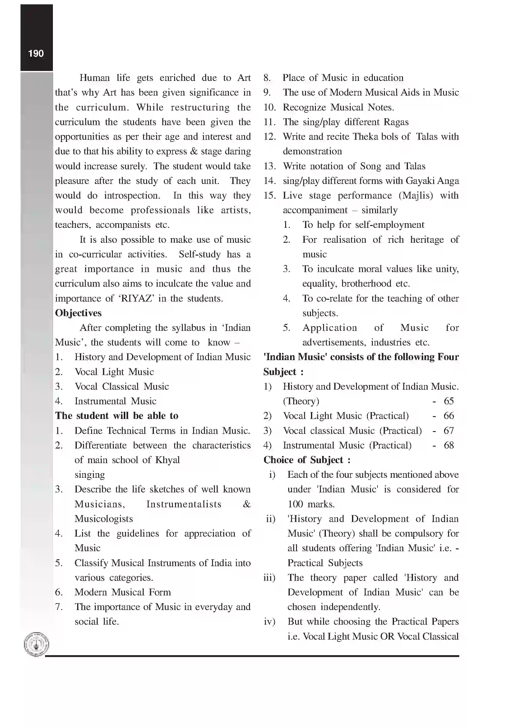 Maharashtra Board Class 12th 2020 History & Devlop Syllabus 3
