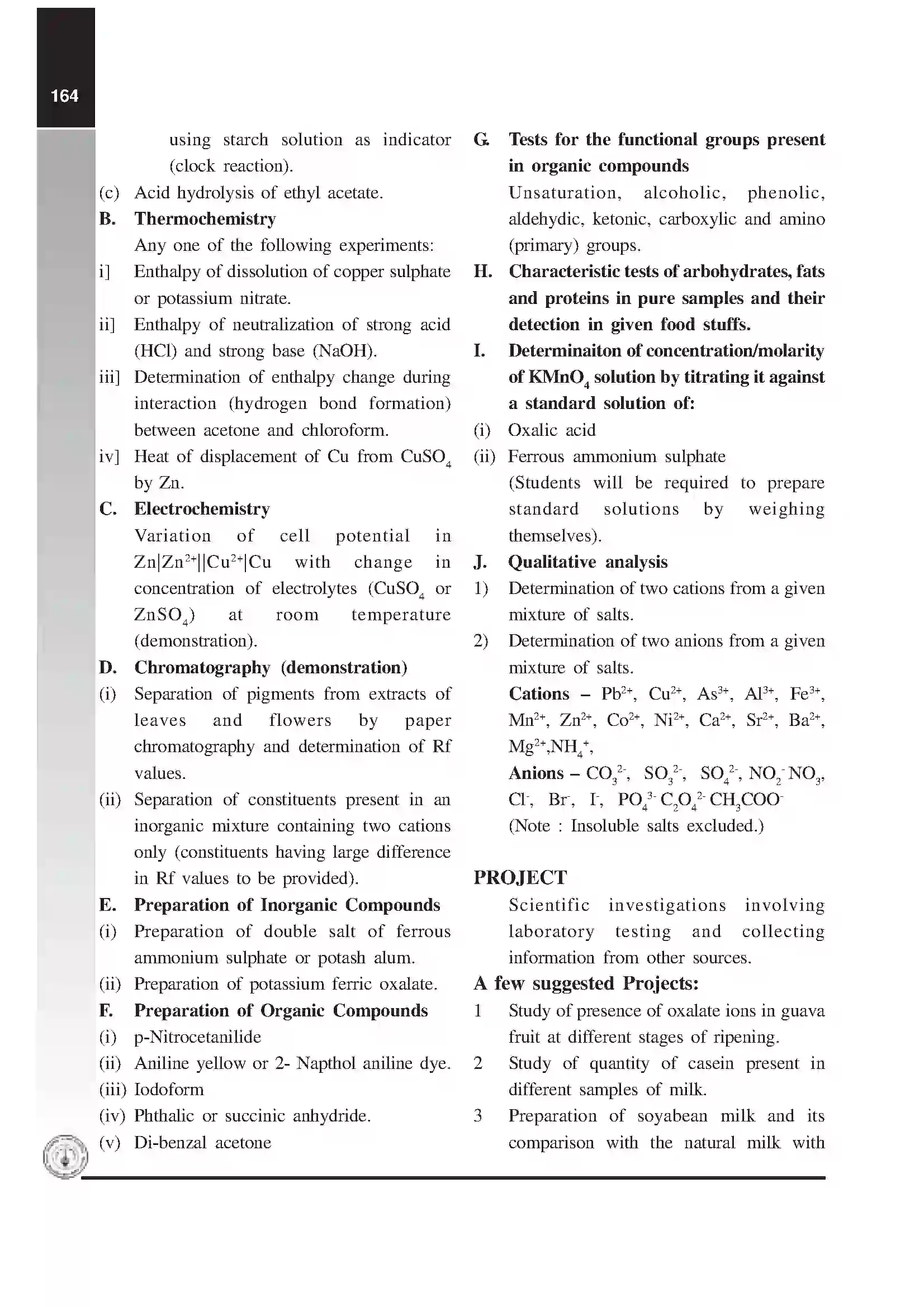 Maharashtra Board Class 12th 2025-26 Chemistry Syllabus 5