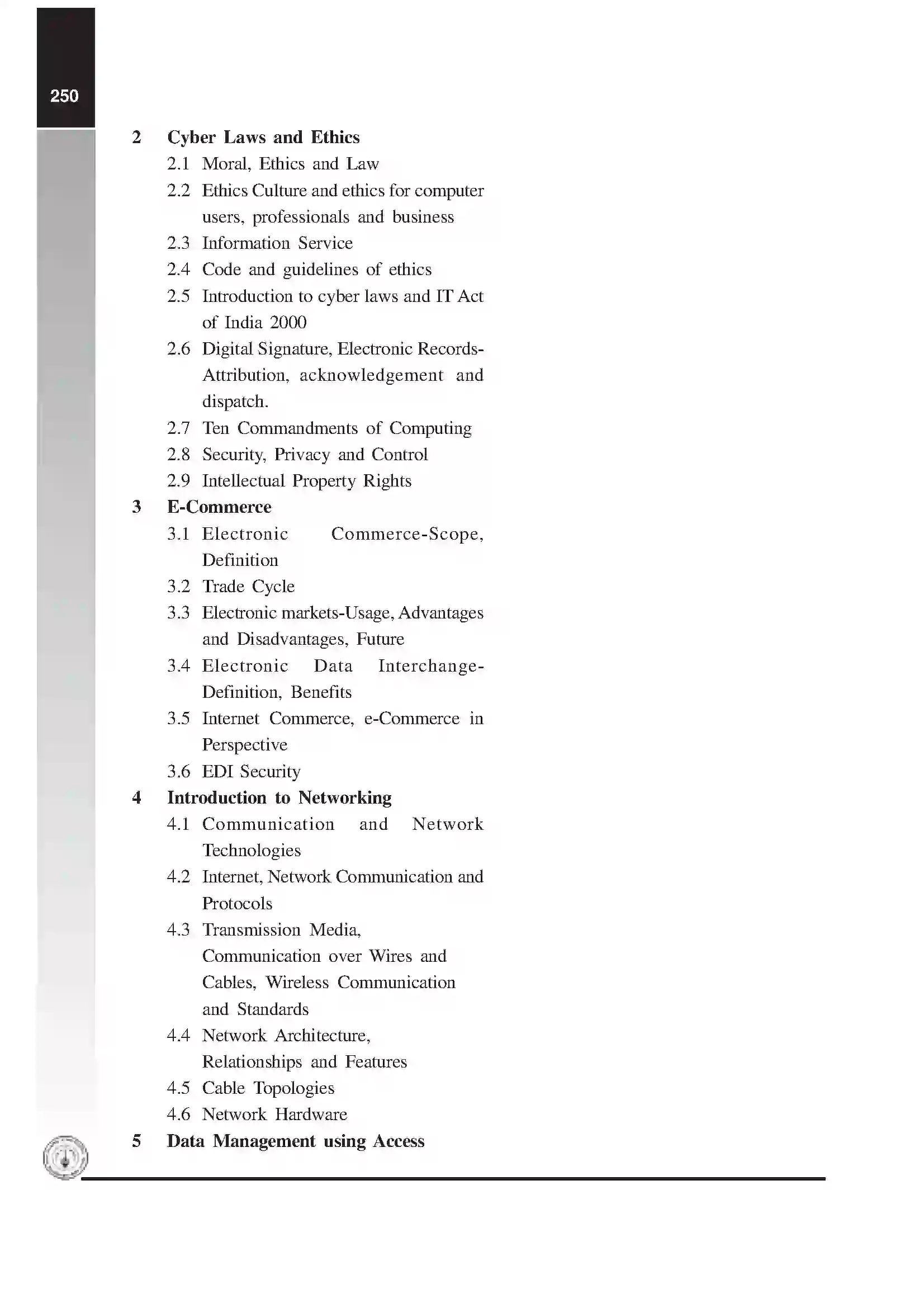 Maharashtra Board Class 12th 2025-26 I.T (Commerce) Syllabus 2