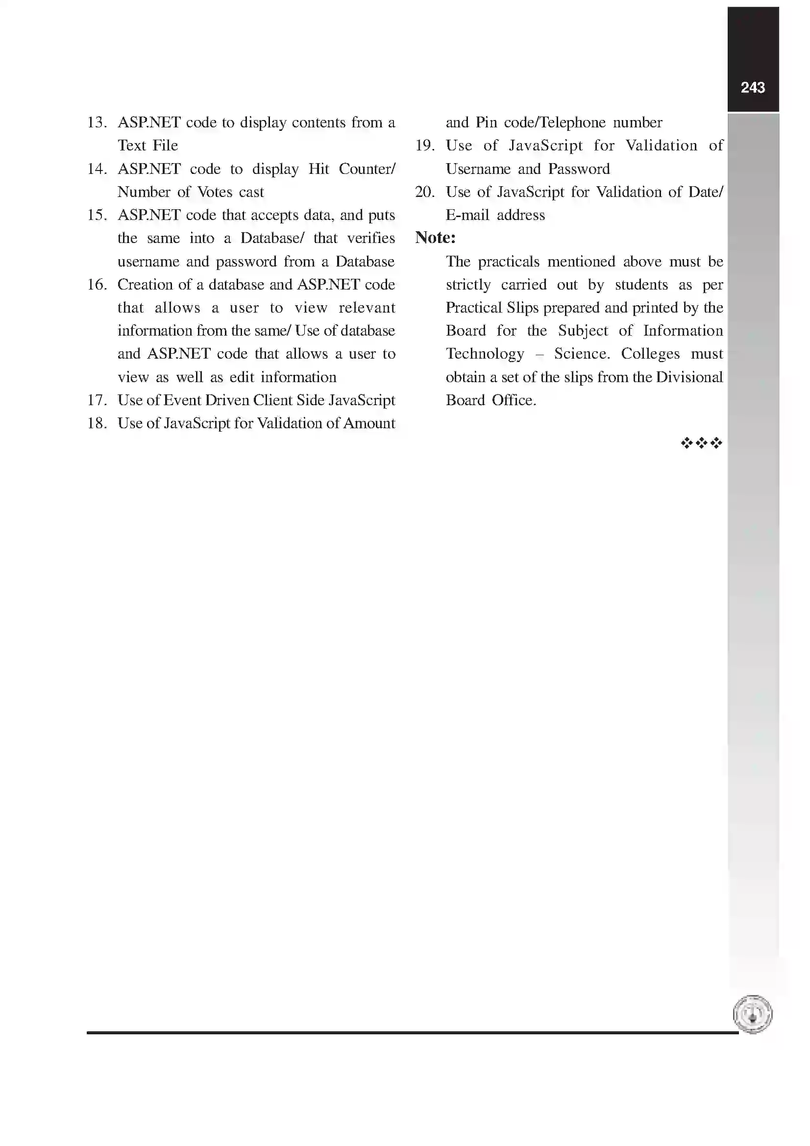 Maharashtra Board Class 12th 2025-26 I.T (Science) Syllabus 3